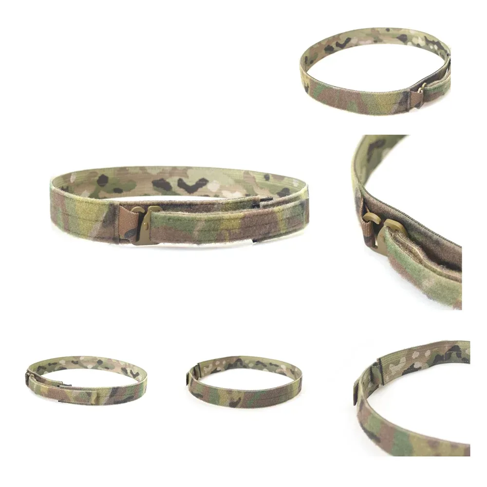 Taktischer G-Bügel-Gürtel 3,8 cm Breite Innengürtel mit Metallschnalle & Klettverschluss