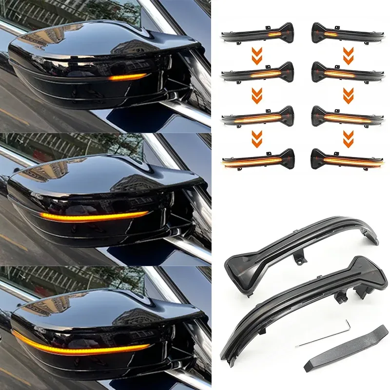 LED Dynamische Blinker Seite Spiegel Sequentielle Licht Lampe Für BMW G38 G12 G20 G30 G31 G14 G15 G11 G12 M5 F90 5 6 7 8 3 serie