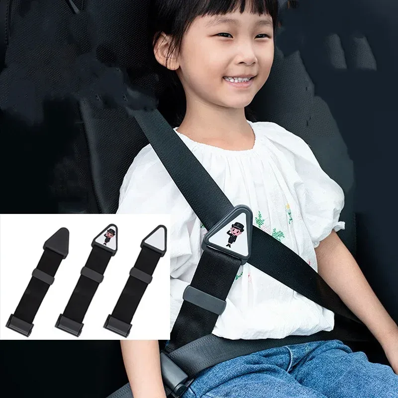 1 Stück Verstellbarer Kindersicherheitsgurt Universeller Auto-Kindersitzgurt Gurtschnalle Sicherheitsgurt-Korrekturband