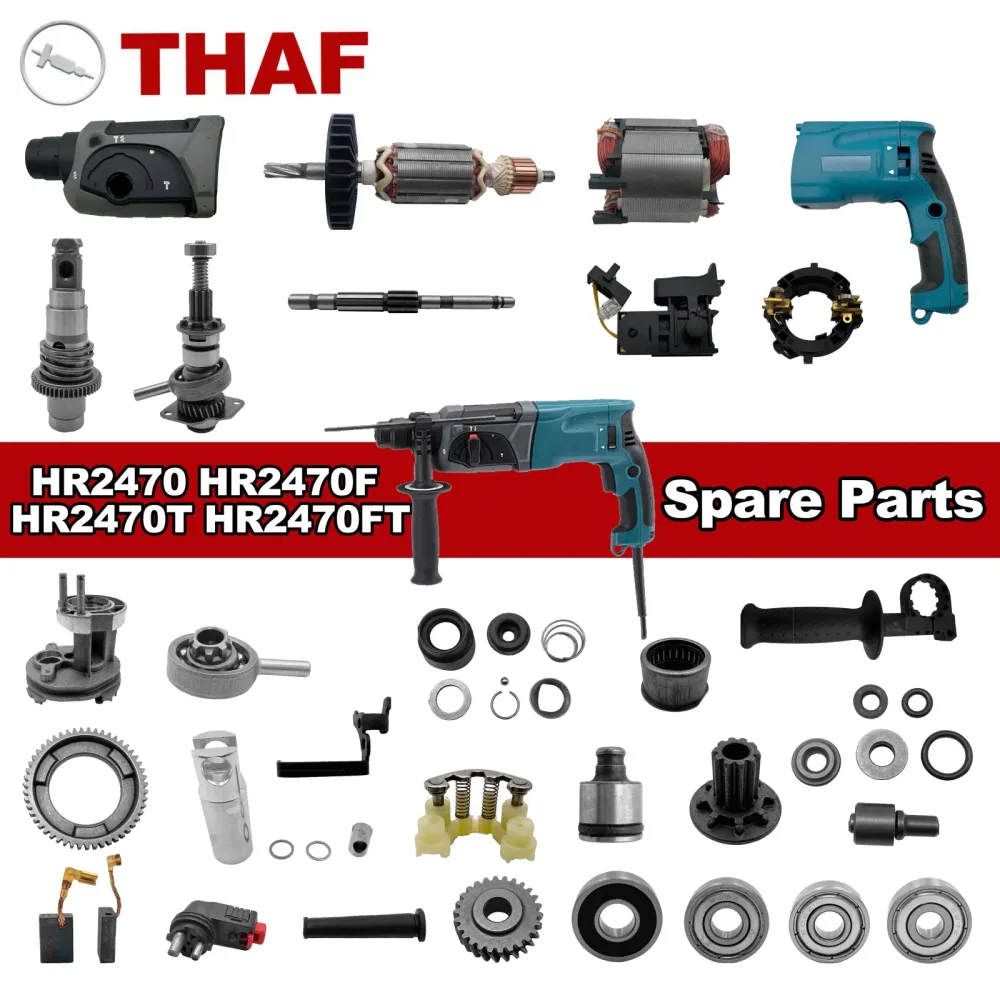 Ersatzteile und Zubehör für Elektrowerkzeuge MAKITA Bohrhammer HR2470 HR2470F HR2470T HR2470FT