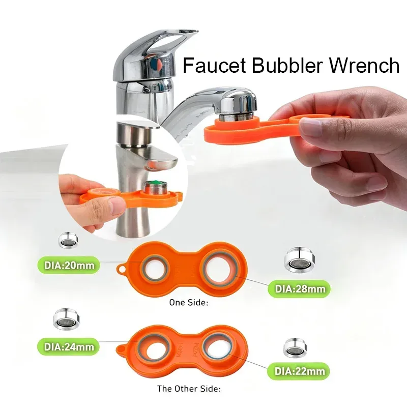 Wasserhahn Bubbler Schlüssel Wasser Outlet Belüfter Universal Schlüssel Wasserhahn Düse Filter Reparatur Werkzeug Ersatz Demontage Werkzeug Spanne