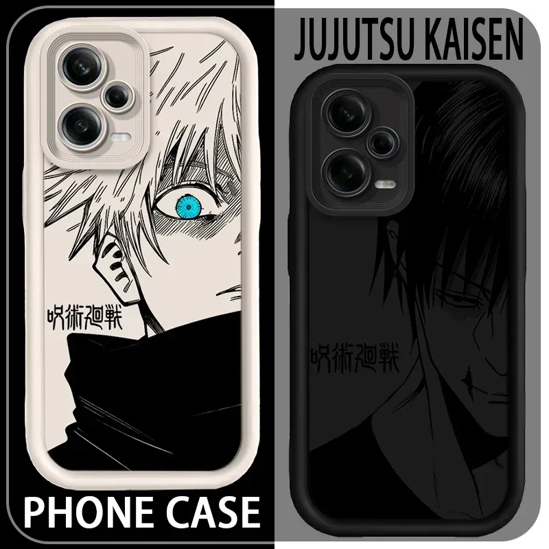 Hülle für Xiaomi Redmi Note 13 14 12 11 Pro Plus 5G 14S 12S 11S 10S 10 9 Redmi 14C 13C 12C 12 4G Cool Jujutsu Kaisen Gojo Satoru