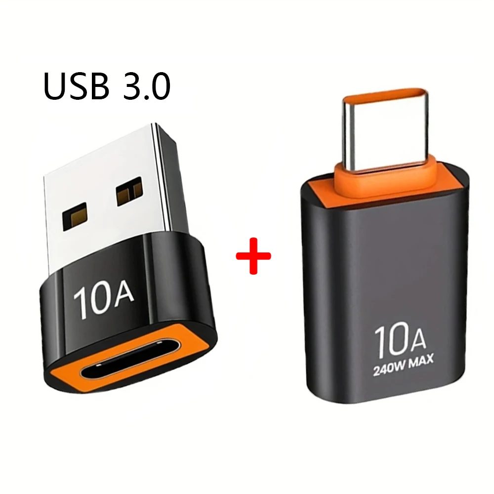 USB C 3.0-Adapter Typ C auf USB 3.0-Adapter für Mobiltelefone, männlich auf weiblich, USB-C-Konverter, USB-Typ-C-Konverter für PC-Laptops