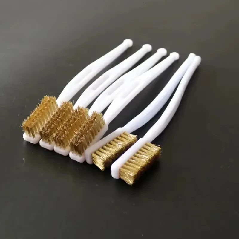 1/3/5-teiliges Mini-Messing-Drahtbürsten-Set zur Entfernung von Farbe und Rost, industrielles Metall-Poliergrat-Reinigungswerkzeug