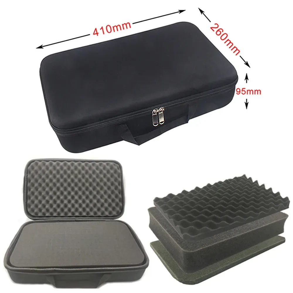 Harte Aufbewahrungsbox, DIY-Schaumstoff, stoßfest, individuelle Reisetasche, Reißverschluss-Box, Kamera-Sammeltasche für Outdoor-Werkzeug-Zubehör
