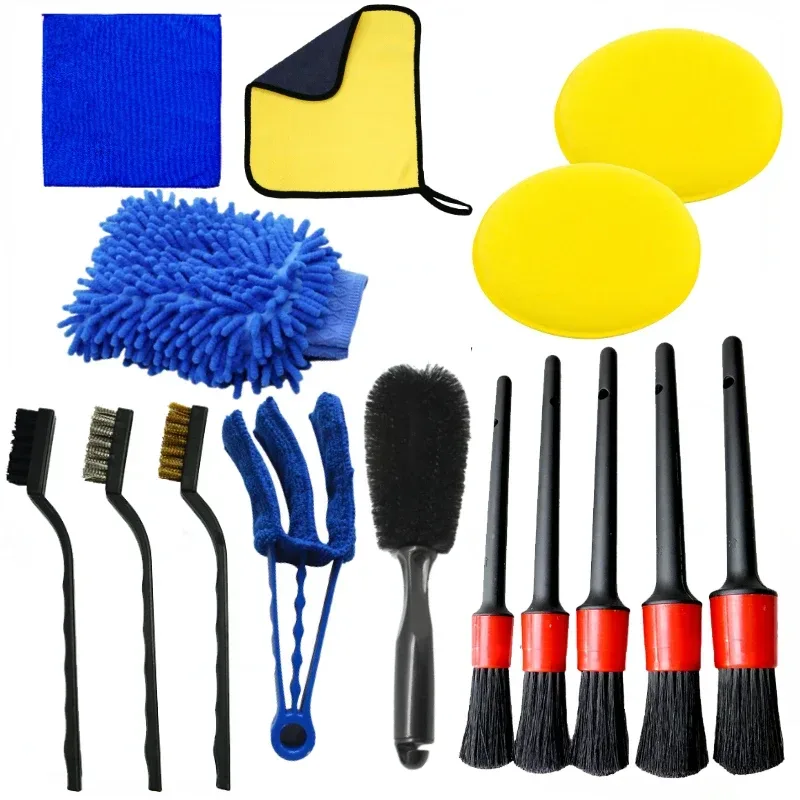Auto Detail lierungs bürste Set das ultimative Auto-Reinigungs set für Lüftungs schlitze Lücken Wartung Auto Luft auslass Detail Clearance Bürste