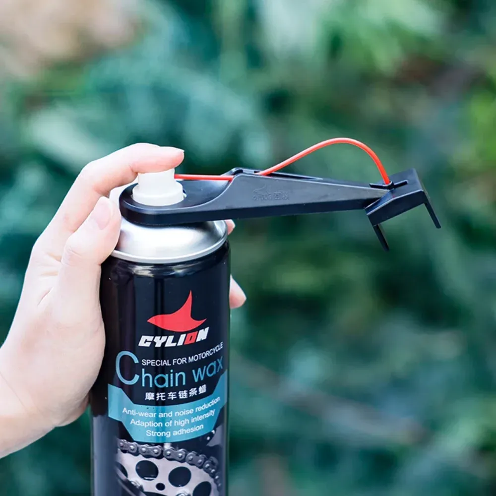 Motorrad Kette Öler Spray Getriebe Chain-Free Kette Wachs Kette Reiniger Befestigung Motorrad Kette Lube Öler Werkzeug