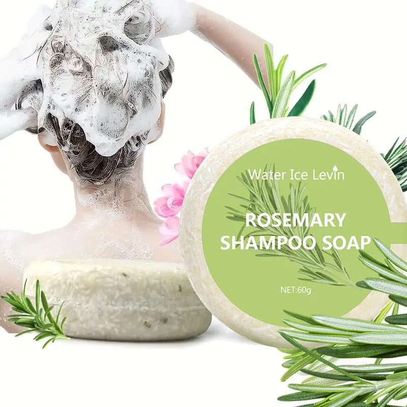 Rosmarin-Shampoo, Haarwachstumsseife, feuchtigkeitsspendende Ölkontrolle, nicht reizend, erhöht den Glanz, nährendes, haarstärkendes Shampoo
