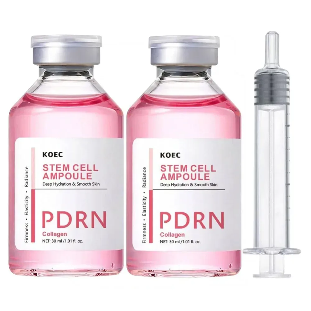 PDRN Lachs-DNA Ampulle Gesichtsserum Fortschrittliches Tiefenreparatur-Hautbarriere-Serum für Gesichtsstraffung und Aufhellung Gesichtspflege 30ml