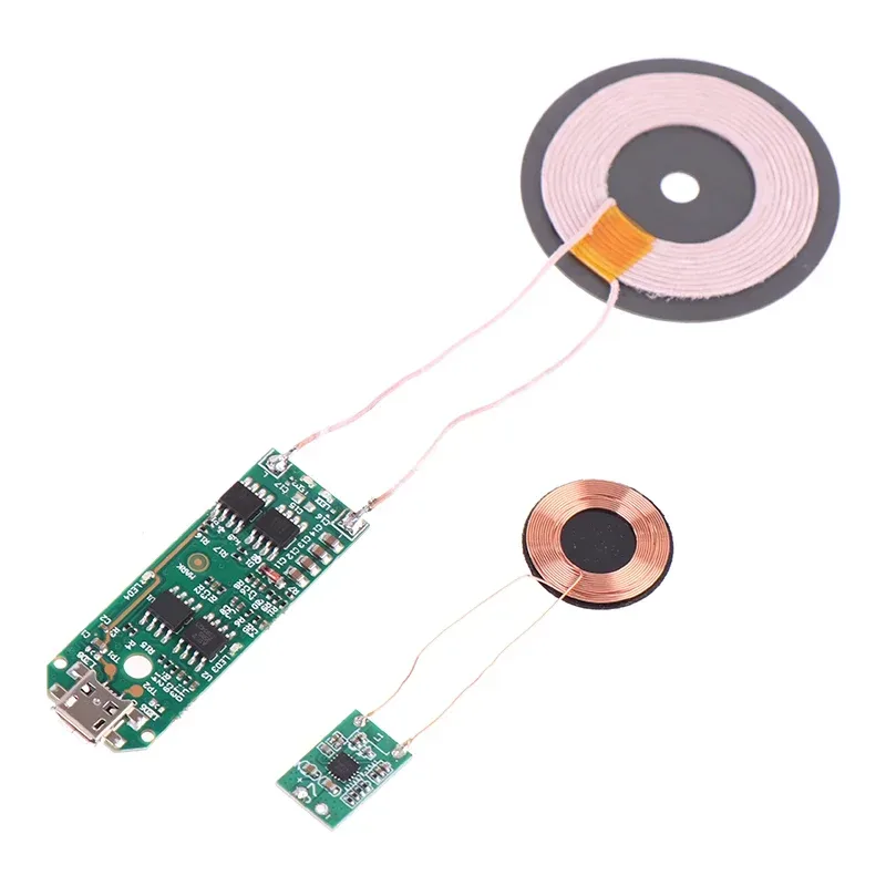 1X Universal Tragbare 15W Qi Schnelle Lade Drahtlose Ladegerät PCBA DIY Standard Zubehör Sender Modul Spule Platine