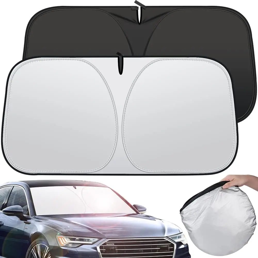 Automatisch Faltbarer Sonnenschutz Windschutzscheiben-Abdeckung Auto Frontscheiben-Sonnenschutz UV-Schutz Sommer-Styling Zubehör