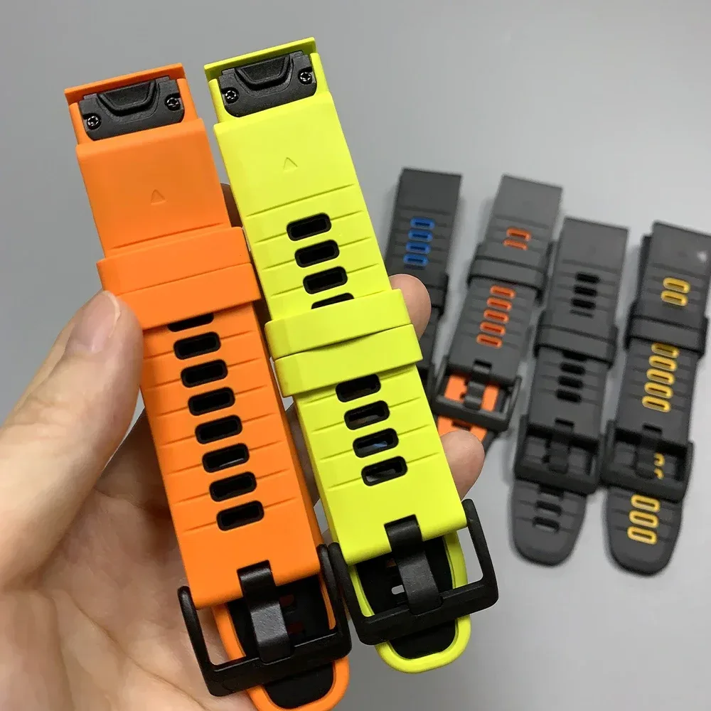 22/26mm Uhrenarmband für Garmin Fenix ??7X 8 Pro 51mm 47mm Sportarmband Tactix8/Forerunner 970/Instinct 3 QuickFit Silikonarmband