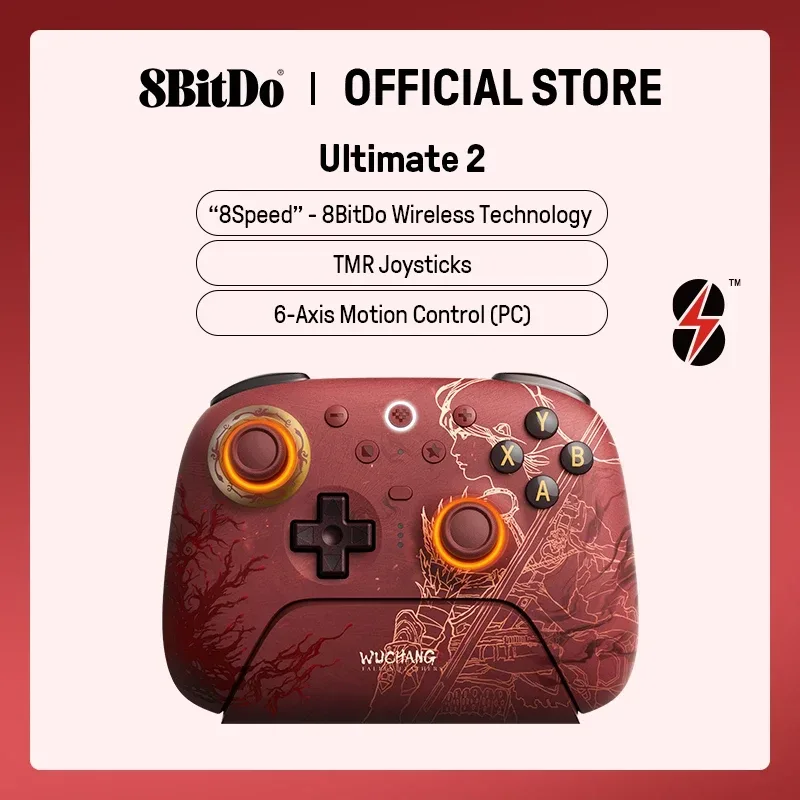 8BitDo Ultimate 2 kabelloser Gaming-Controller für PC und Android mit TMR-Joysticks, Bewegungssteuerung ? WUCHANG: Fallen Feathers