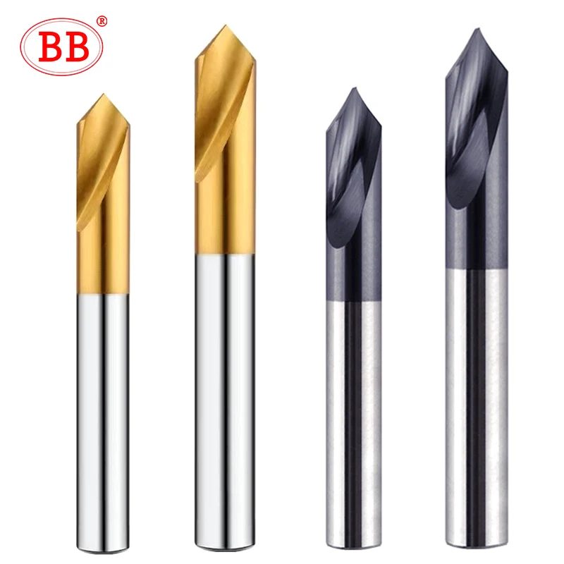 BB-Spot-Bohrer HSS Co Cobalt NC Center Bit 60 90 120 Grad Standort Bereiten Sie Führung Pilotloch CNC-Werkzeugmaschine M35 M42 1-20 mm vor