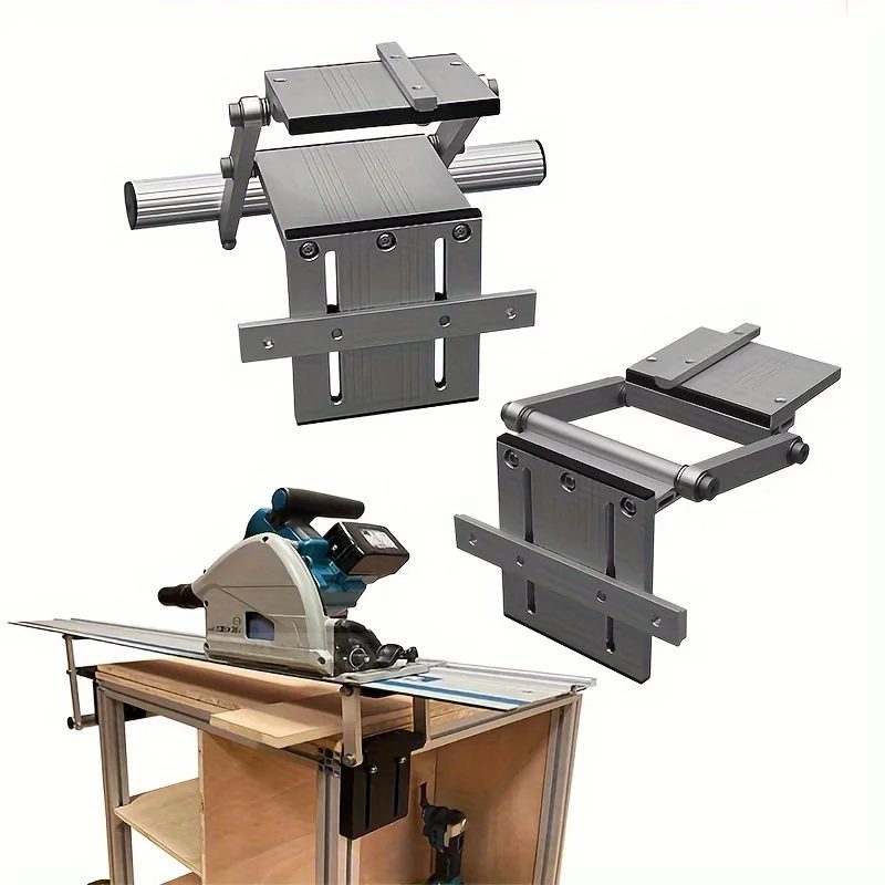 1Set Für Kreissäge Führungsschiene Tracks Heben Einstellung Gerade Schneiden und Holzbearbeitung Tisch Aluminium legierung Holzbearbeitung Werkzeuge