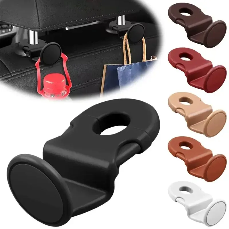 2PCS Auto Rücksitz Haken Auto Innen Organizer Zubehör 20KG Heavy Duty Für Einkaufstasche Auto Kopfstütze Aufhänger