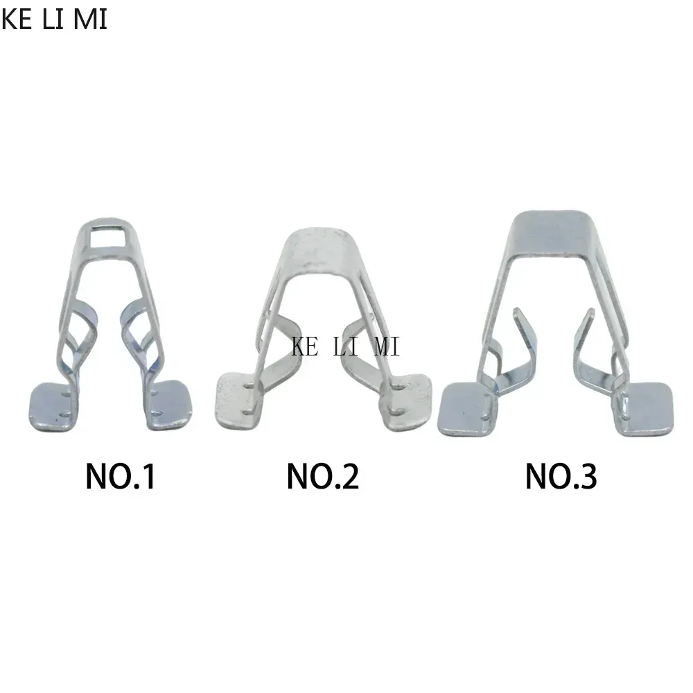 10 Stück U-förmige Metall-Schnappclips für die Armaturenbrett-Konsole, Befestigungselemente für die Instrumententafel im Auto, für Fahrzeugreparatur und -wartung