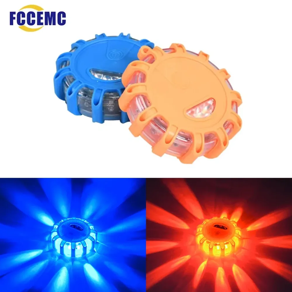 Magnetische LED-Warnleuchte, Tragbare Auto-Rettungs-Sicherheitsblinkleuchte, Straßenrand-Signallicht, Auto-Signalleuchte Zubehör