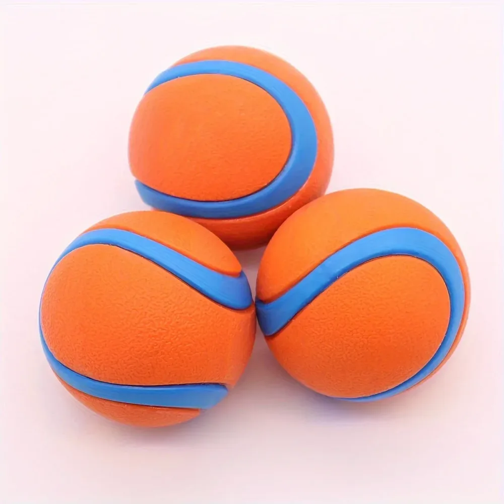Robuster Kauball für Hunde aus Silikon ? interaktives Haustierspielzeug für mittelgroße Rassen, Zahnreinigung und Spielzeit, Hundespielzeug