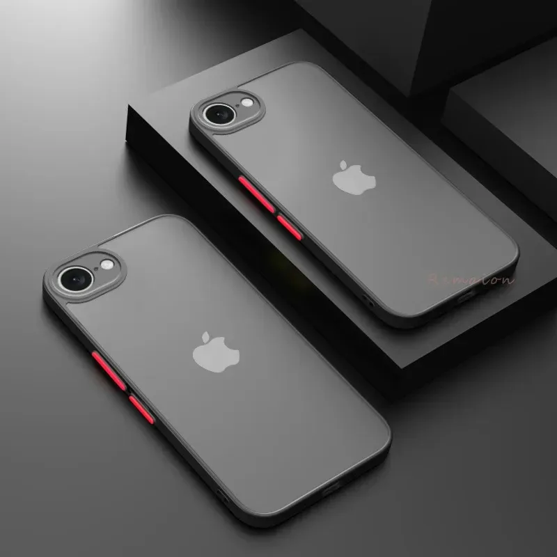 für iPhone 16E Hülle SE4 2025, harte PC-Rüstung, matt, luxuriös, farbblockierend, stoßfest, Kameraschutzhüllen für iPhone 16e Cover