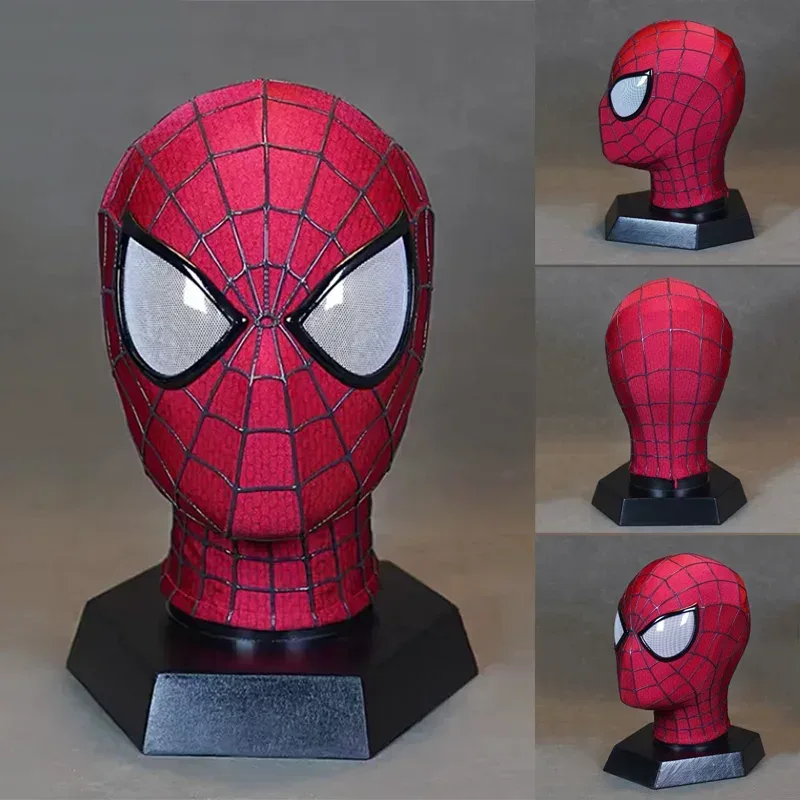 Handgefertigte Spider-Man 2 Filmgetreue Garfield-Version Cosplay-Maske Peter Parker Kunsthandwerk Sammlerstück als Geschenk