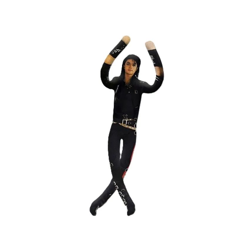 Anime Michael Jackson Cosplay Requisiten-Puppe Plüsch-Stofffigur Raumdekoration Abstrakte Gelenkbewegliche Requisiten Geschenk