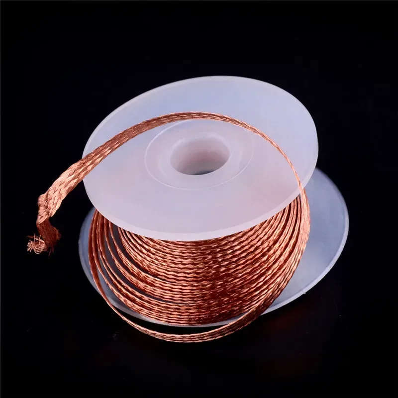 1PC 3,5mm 1,5M Entlöten Geflecht Solder Remover Docht Draht Reparatur Werkzeug