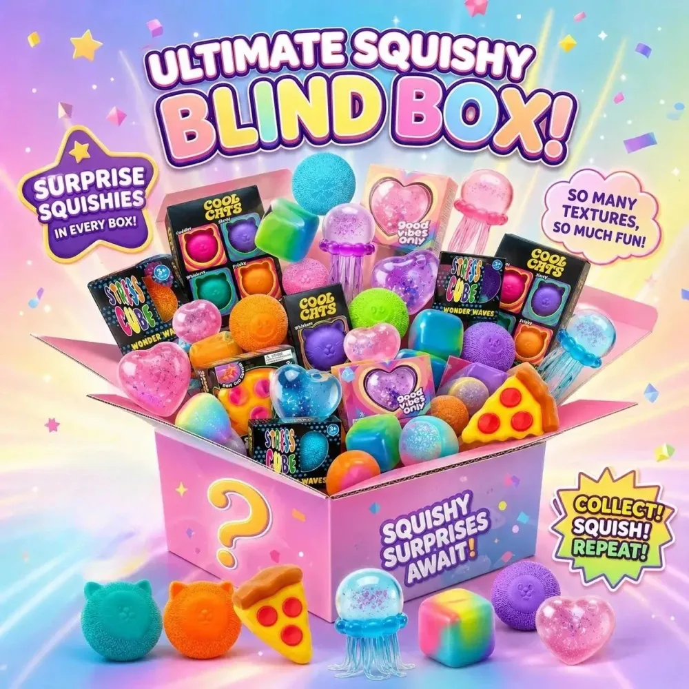 2026 Neue Neuheit Mystery Geschenk Überraschungs-Blindbox Dr. Pepper NeeeeDoh Nice Cube Butter Stick Quetschspielzeug für Erwachsene Geschenke