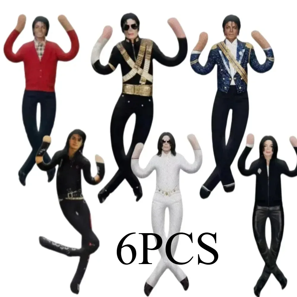 Michael Jackson Plüsch-Cosplay-Puppe, abstrakte bewegliche Figur für Heimdekoration, Sammlerstück und kreatives Geschenk für