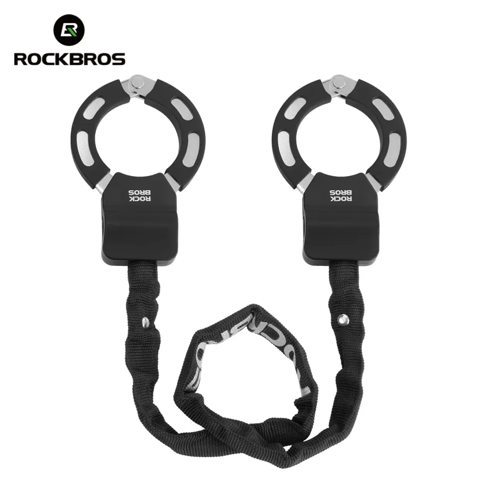 ROCKBROS Lokaler Versand Fahrradschloss Diebstahlschutz Roller-Schloss Kettenschloss für Roller und Motorräder Zubehör