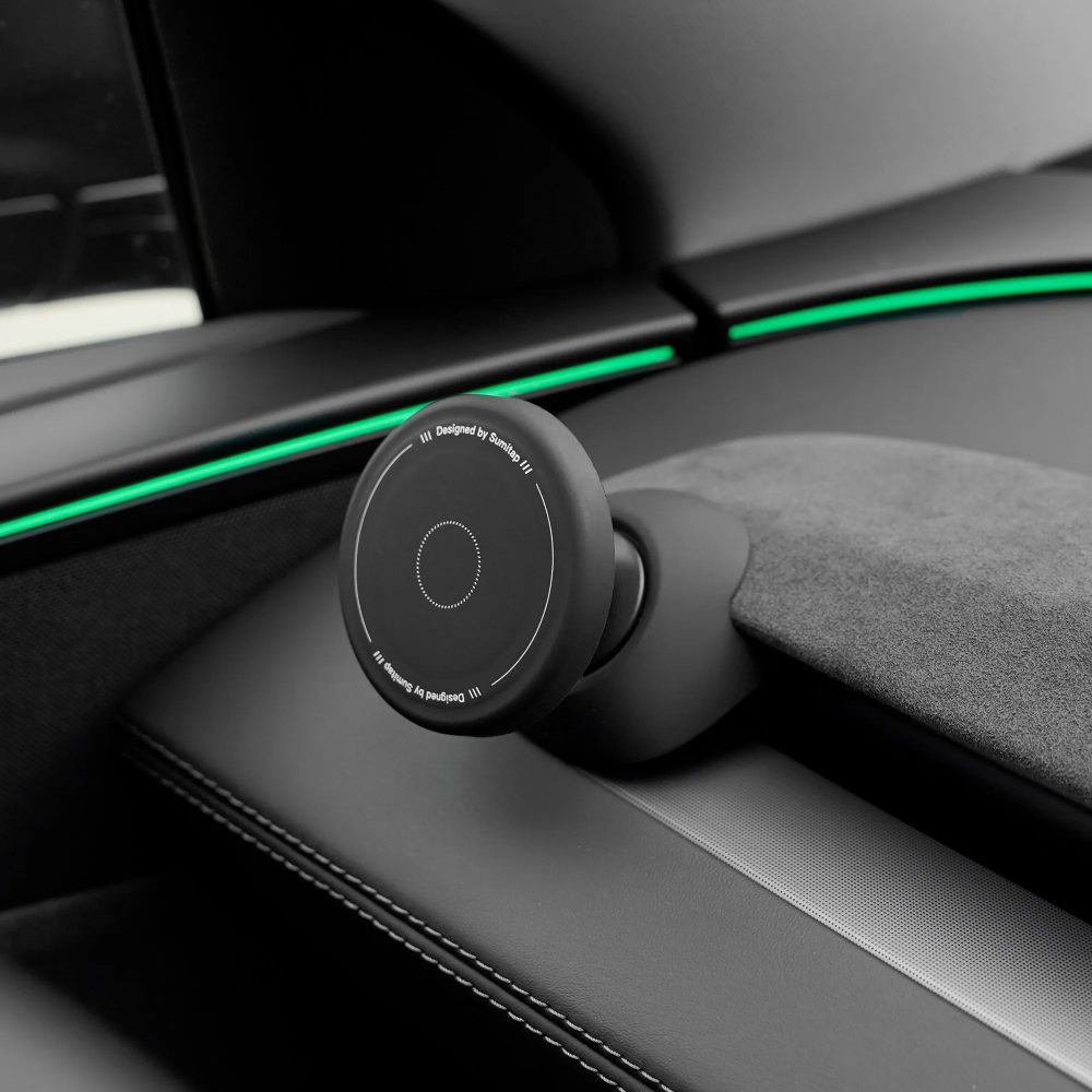 Silikon Magnetische Handyhalterung für Tesla Model 3 Highland Model Y Juniper LHD RHD Auto-Halterung Innenraum-Zubehör MagSafe