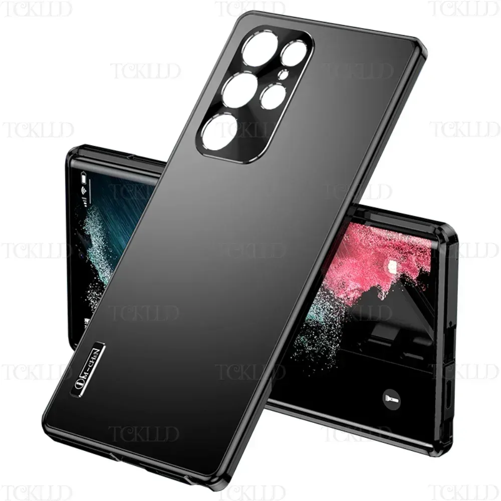 2026 Neue Metall-Magnet-Hülle für Samsung Galaxy S24 S25 Ultra Vollständige Kameraschutzhülle Aluminiumlegierung Ultradünne Rückabdeckung