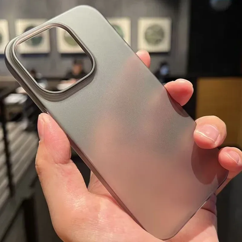 Ultradünne Matte Durchsichtige Handyhülle für iPhone 18 17 16 15 14 13 12 11 Pro Max XS XR X 7 8 Plus Stoßfeste Schutzhülle