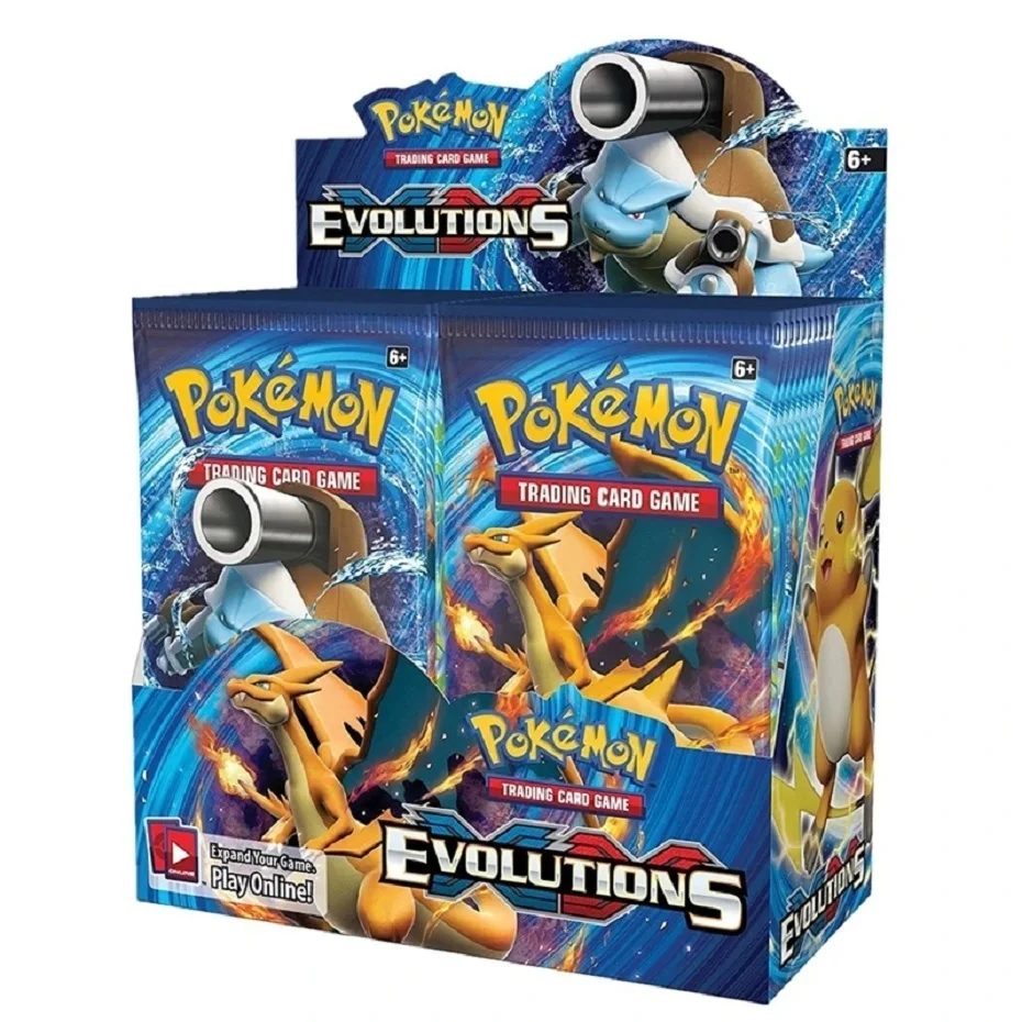 Neueste 324 Stück Pokemon-Karten Sonne & Mond XY Evolutions Pokemon Booster Box Sammlerstück Tradiner Kartenspiel Spielzeug für Kinder
