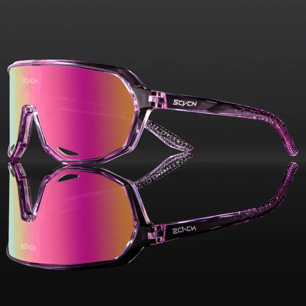 SCVCN Radfahren Gläser Outdoor Sport Fahrrad Sonnenbrille UV400 Lauf Brillen Männer MTB Radfahren Sonnenbrille Rennrad Gläser