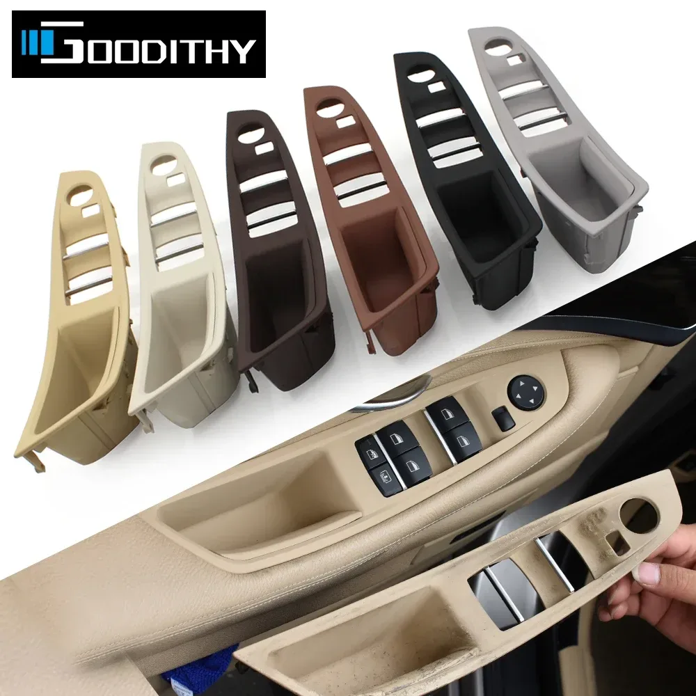 LHD RHD Fahrerseite Armlehne Türgriff Panel Abdeckung für BMW 5er F10 F11 F18 520 523 525 528 530 Schwarz Beige Grau Rot Braun