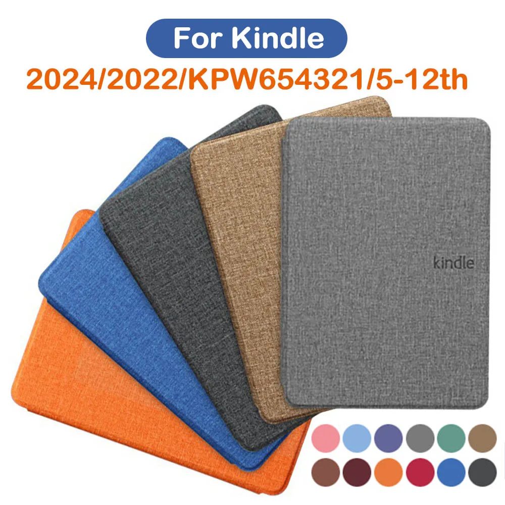 Hülle für Kindle 2024 2022 2021 Paperwhite Colorsoft 1 2 3 5 6 10th 11th 12th Generation 6 6.8 7 Zoll Magnetische Tasche Cover Shell