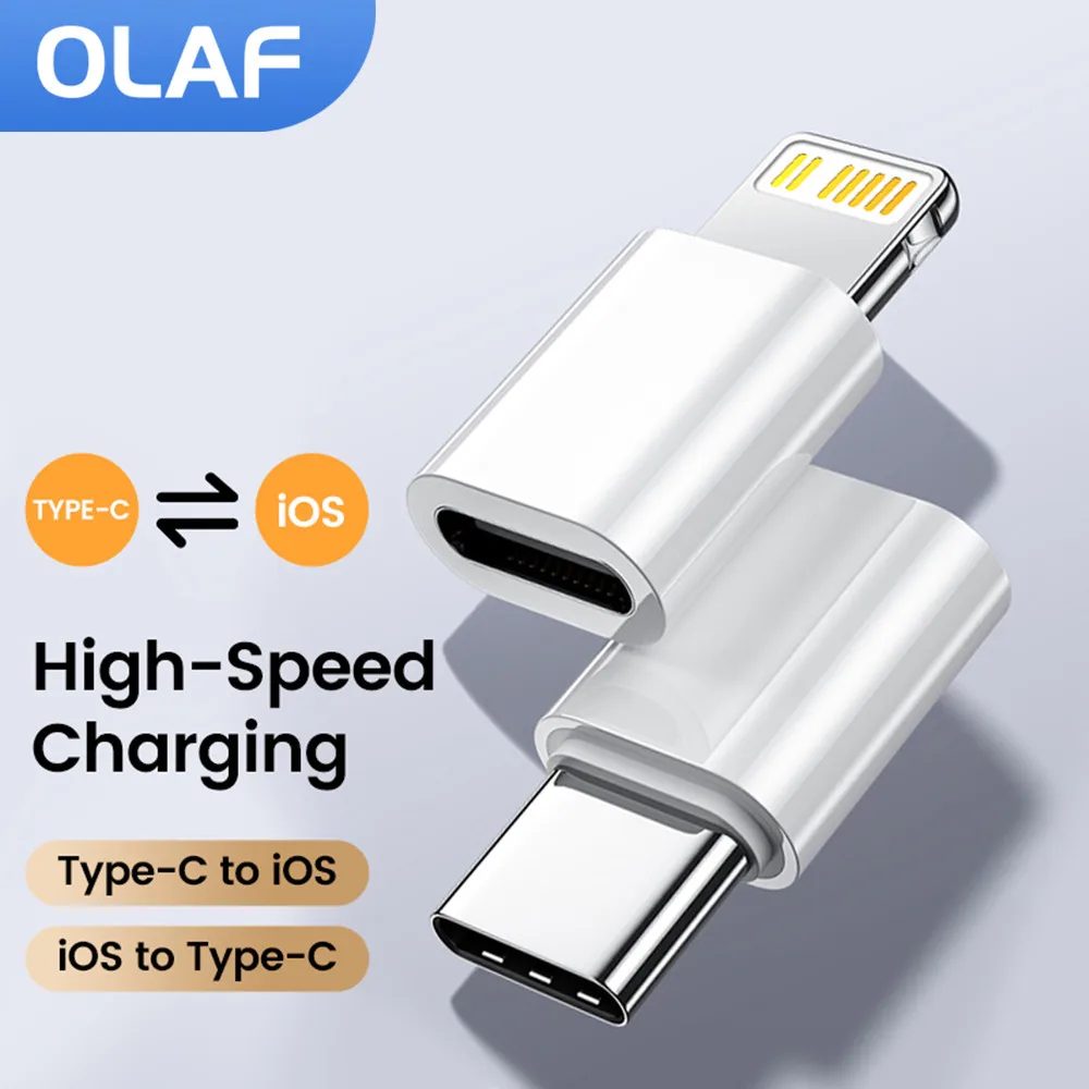 Typ C zu Blitz adapter Buchse Typ C Adapter für iOS Schnell ladung Adaptador USB C Konverter für iPhone