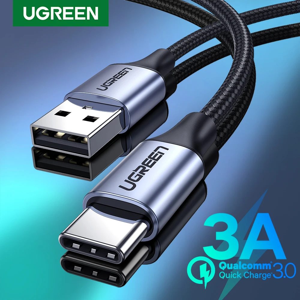 Ugreen 3a USB Typ C Kabel für Realme Xiaomi Samsung S21 Schnell ladekabel USB-C Ladegerät Datenkabel für iPad Samsung Poco USB C.
