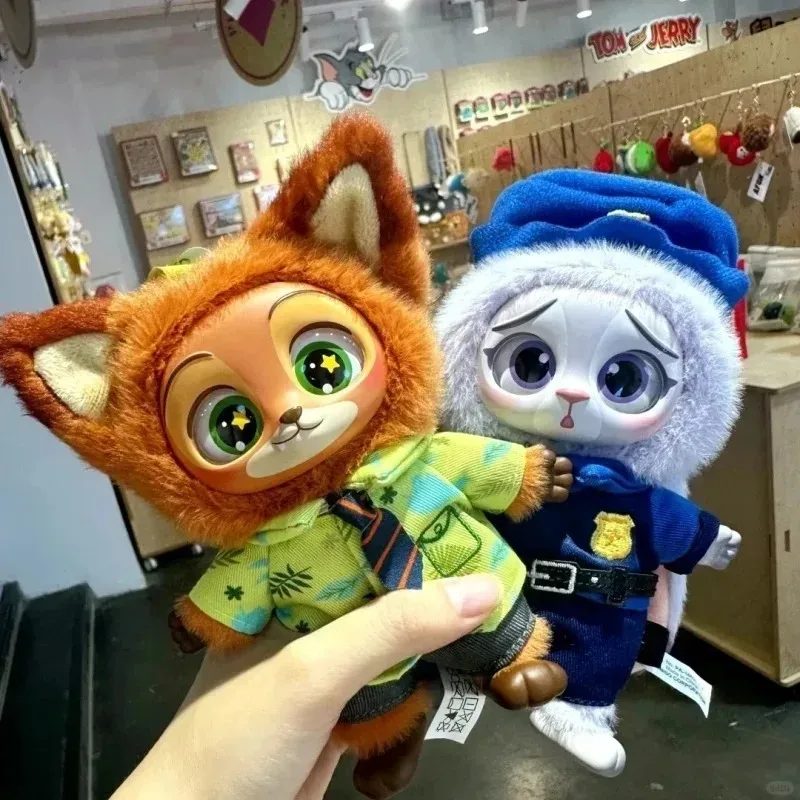 ~Original Zootopia Blind Box Cute Nick Judy Action Figure Plüsch Vinyl Puppe Mystery Box Anime Figuren Cartoon Sammlung Modell Zu