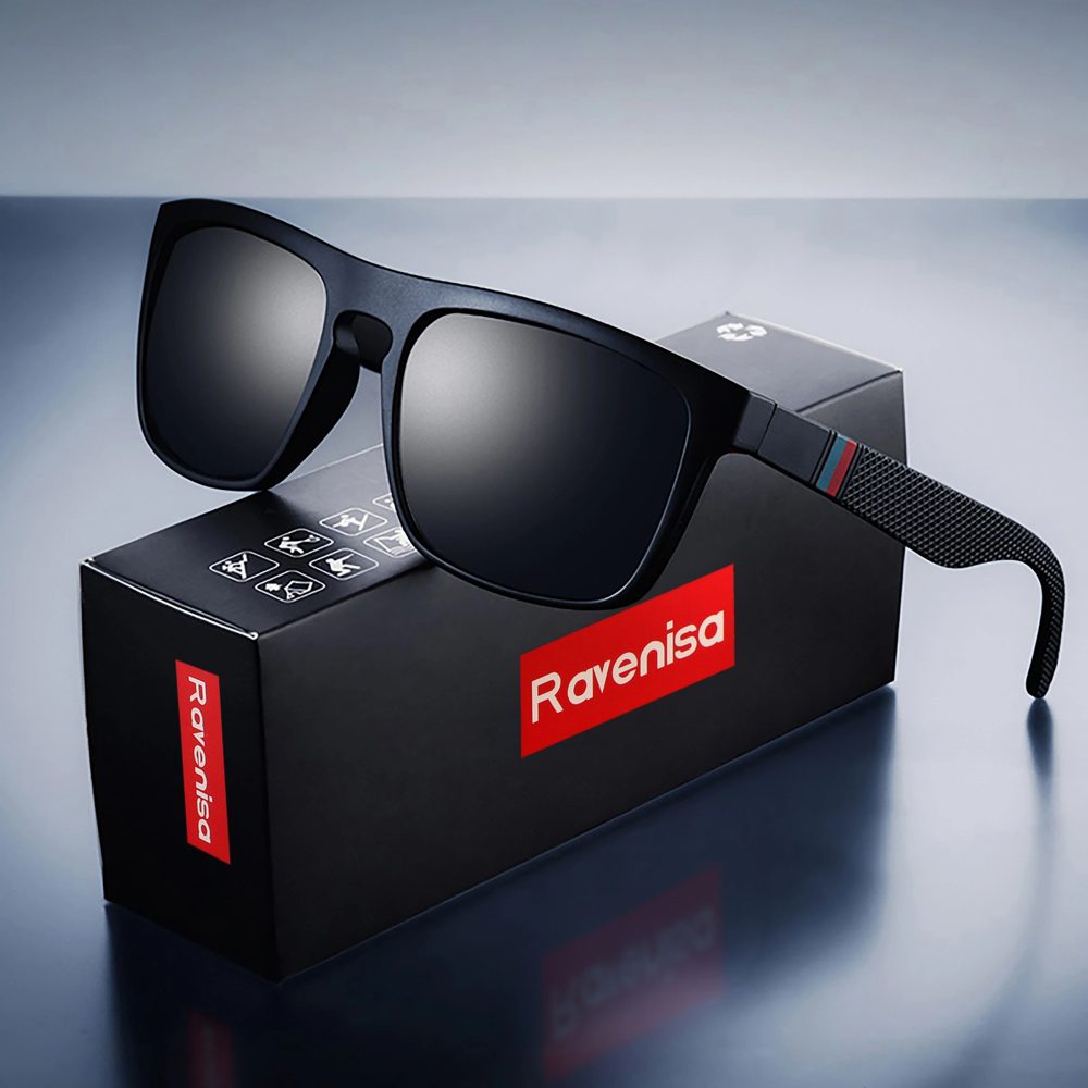 Mode Quadrat Vintage polarisierte Sonnenbrille Männer Frauen Retro fahren Angeln Sonnenbrille UV400 Brillen