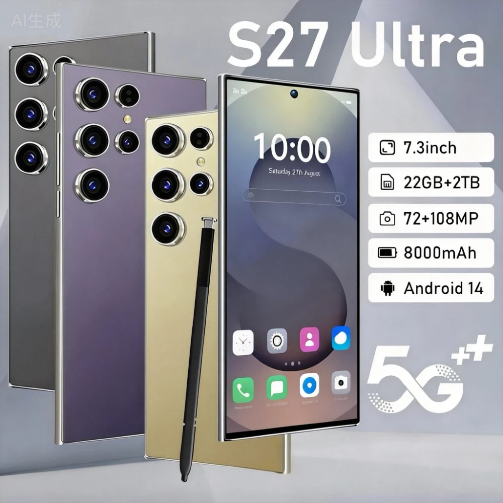 NEU 2026 HOT Silikonhülle für S27 Ultra 7,3 Zoll Smartphone Stoßfeste Abdeckung Lite Handyhüllen Zubehör Hohe Qualität
