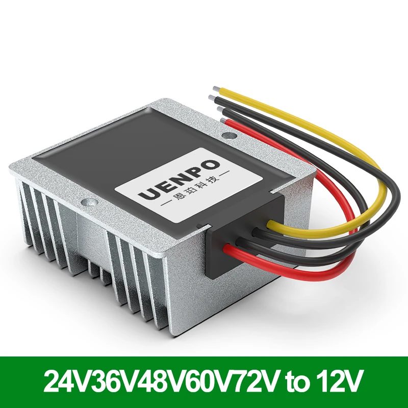 24V zu 12V DC-Stromwandler 15V-90V zu 12V Abwärtswandler 36V/48V/60V/72V zu 12V Abwärts-Strommodul