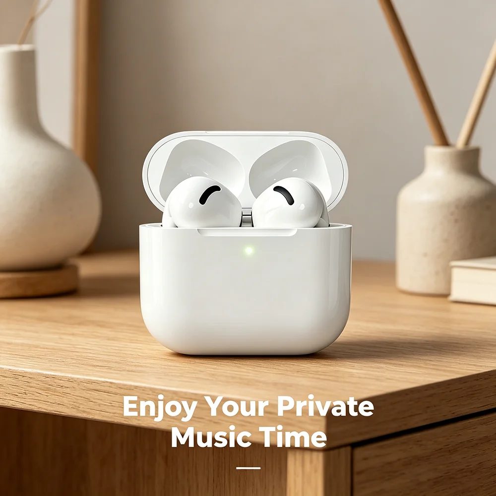 Kabellose Kopfhörer TWS Bluetooth 5.3 Ohrhörer Sport-Headset Touch-Control-Kopfhörer für Musik und Spiele