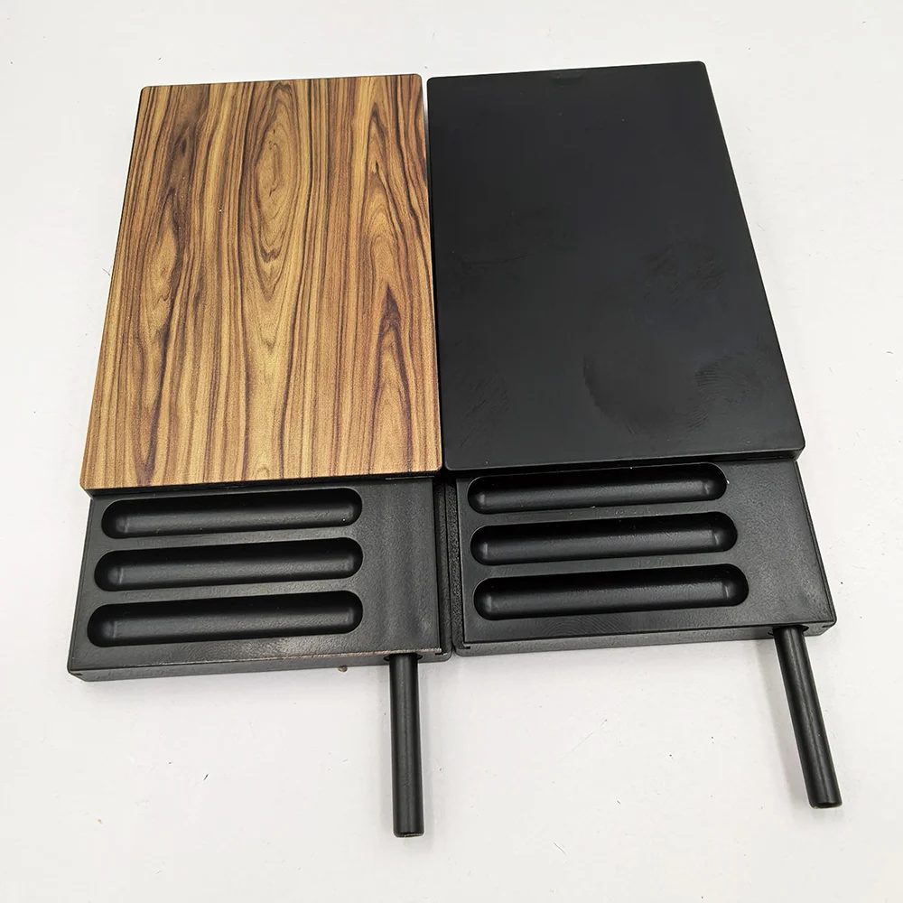 7-Fächer Kunststoff-Schnupftabakdose mit Aluminiumdeckel, Taschenformat, tragbare Aufbewahrung, 7-Fach Schnupftabak-Zubehörbox