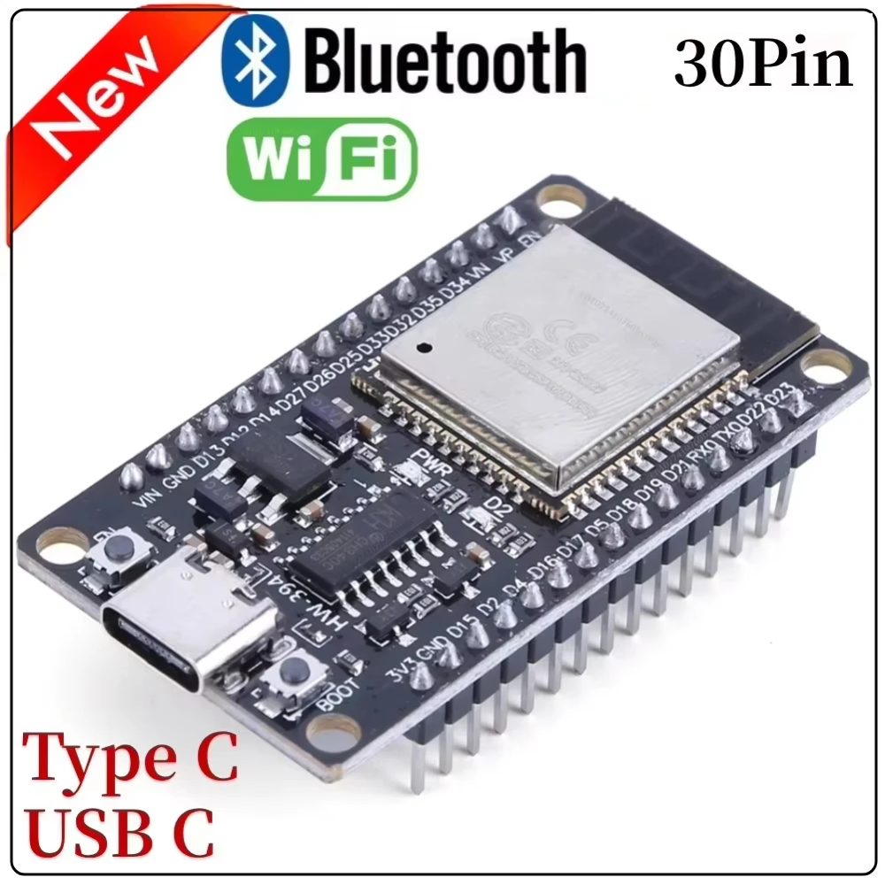 ESP32 32D Entwicklungsboard / Modul Drahtloses WiFi-Bluetooth-Modul Ultra-Niedriger Stromverbrauch Dual-Core 30-Pin Smart Home