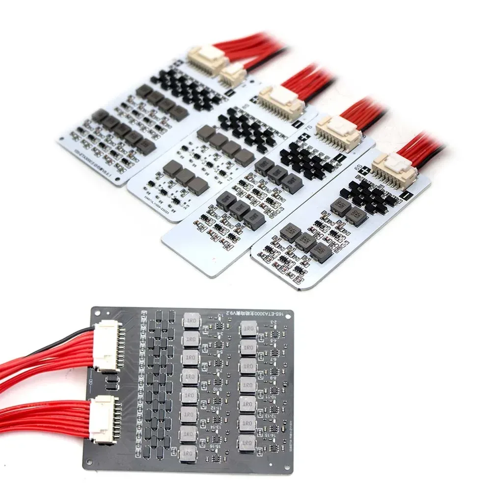 Lithiumbatterie 1,5 A Active Equalizer Balancer Board 6S 7S 8S 10S 13S 14S Energieübertragungsausgleich Li-Ion Lifepo4 BMS 24V 36V 48V