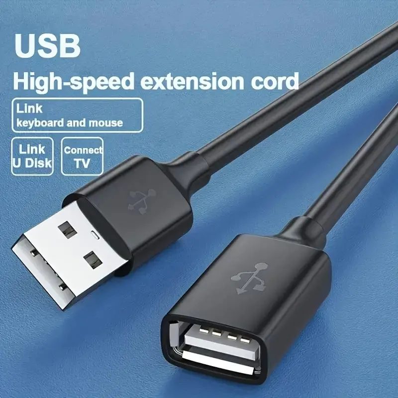 0,5/1/2/3/5 M USB-Verlängerungskabel 3.0 Datenkabel für Laptop TV SSD 3.0 Stecker auf Buchse Computer Kamera Drucker Anschluss