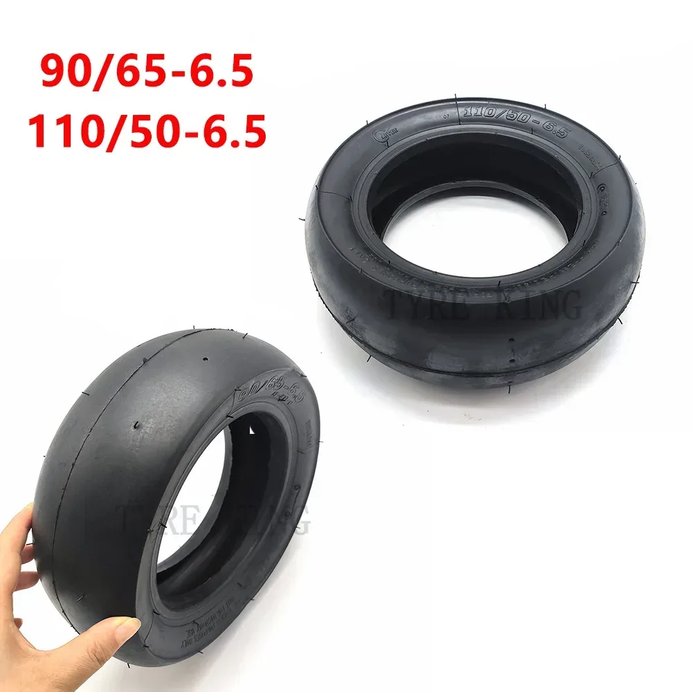 10-Zoll-Slick-Reifen Motorradzubehör 90/65-6,5 vorne 110/50-6,5 schlauchlose Vakuumreifen hinten für 47 cc 49 cc Mini Pocket Bike