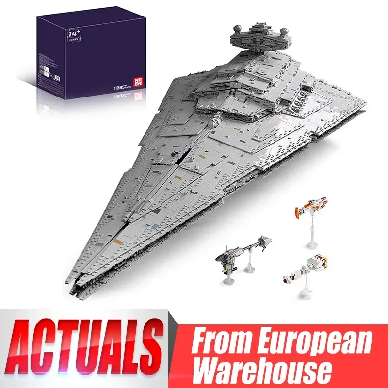 Neues 13135 Star Plan Toys MOC-23556 ISD Monarch Raumschiff Baustein-Set Montage Raumschiffmodell Bausteine Kinder Weihnachtsgeschenk
